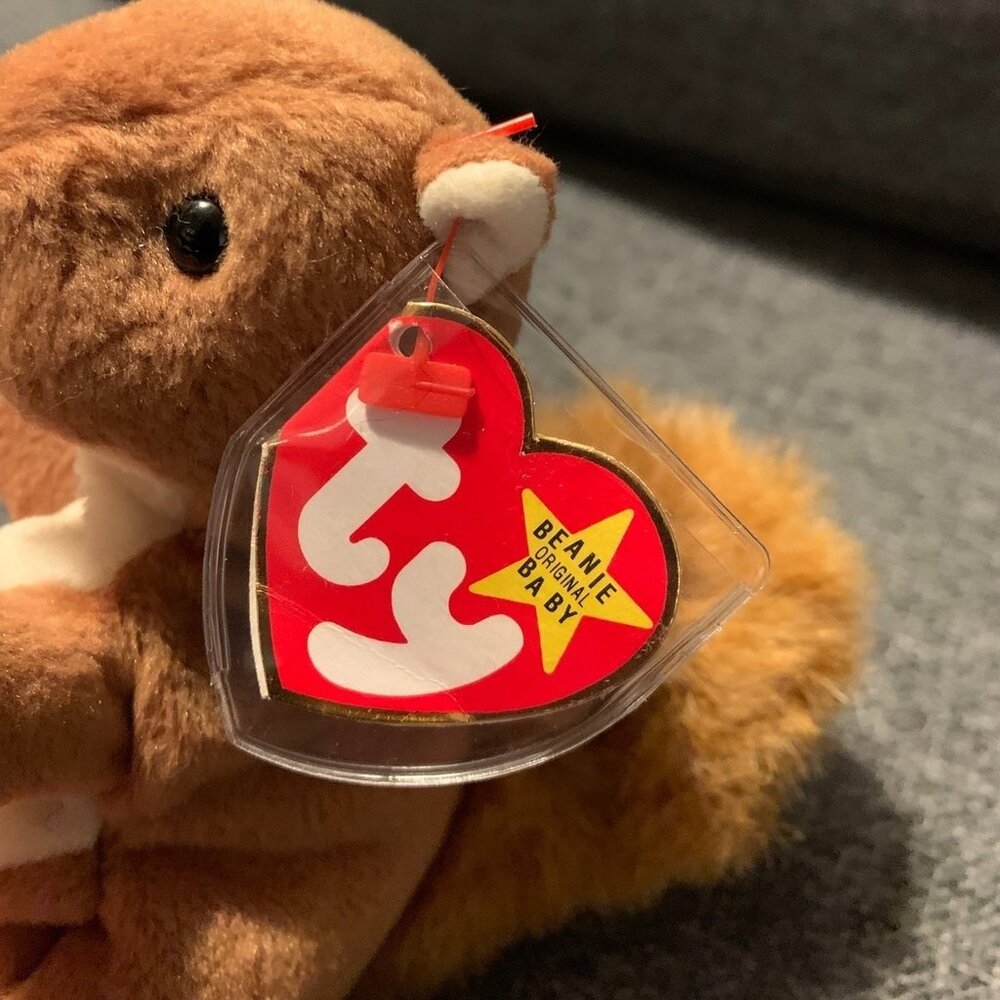 Ty Beanie Babies Nuts The Squirrel (1996) - Picture 7 of 7